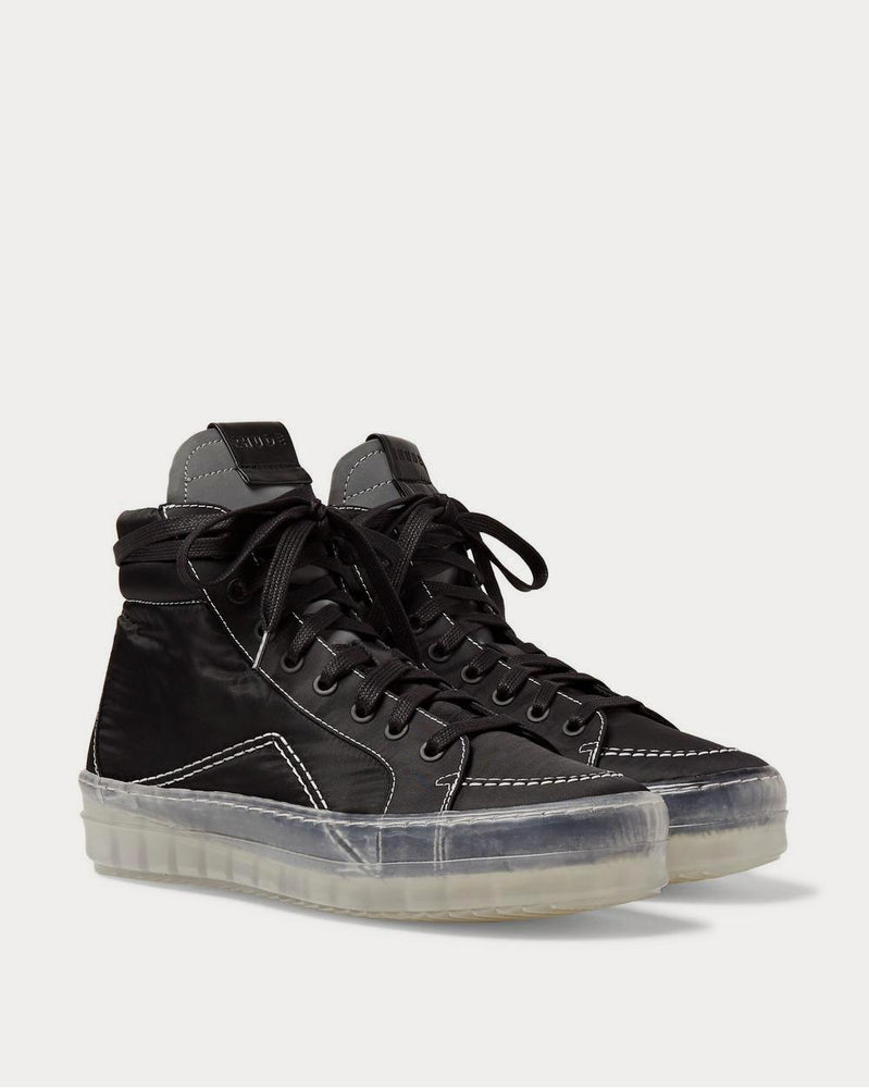 Rhude RH V1 Shell High-Top  Black high top sneakers - 2
