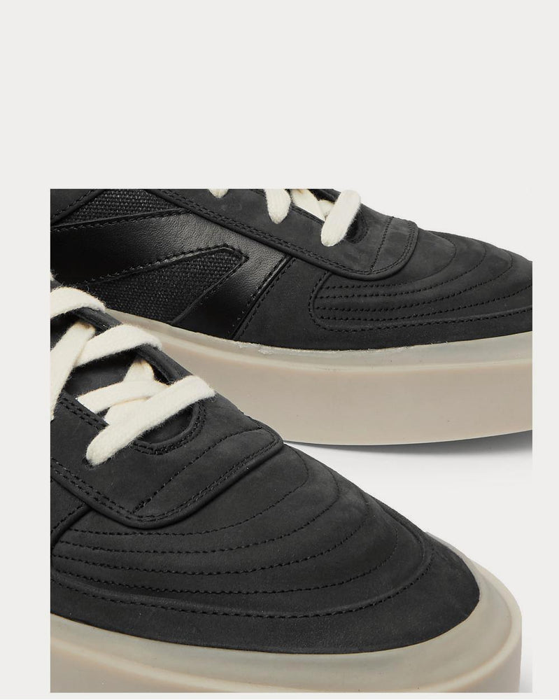 Fear of God Leather, Nubuck and Mesh  Black low top sneakers - 5