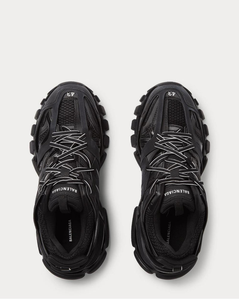 Balenciaga Track Nylon, Mesh and Rubber  Black low top sneakers - 6