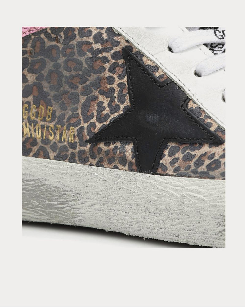 Golden Goose Mid Star leopard High Top Sneakers - 4