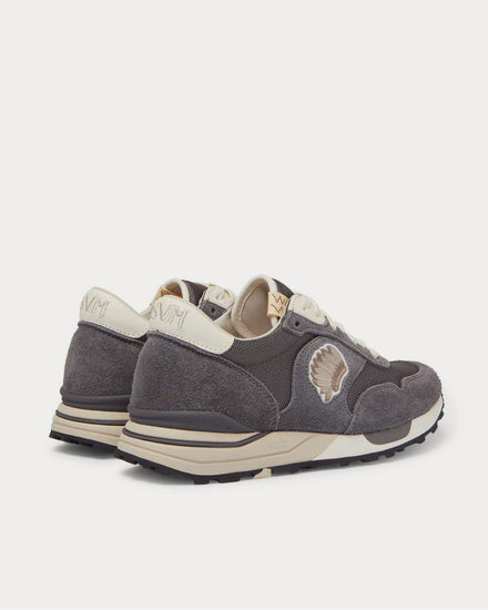 Visvim Roland Suede and Mesh  Gray low top sneakers - 4