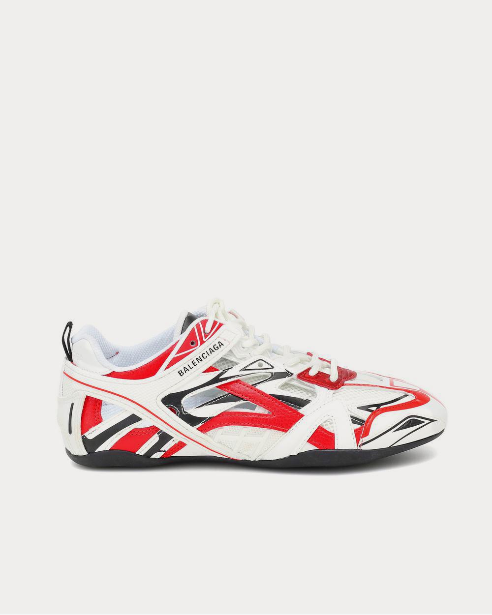 Balenciaga - Drive faux leather Red Low Top Sneakers