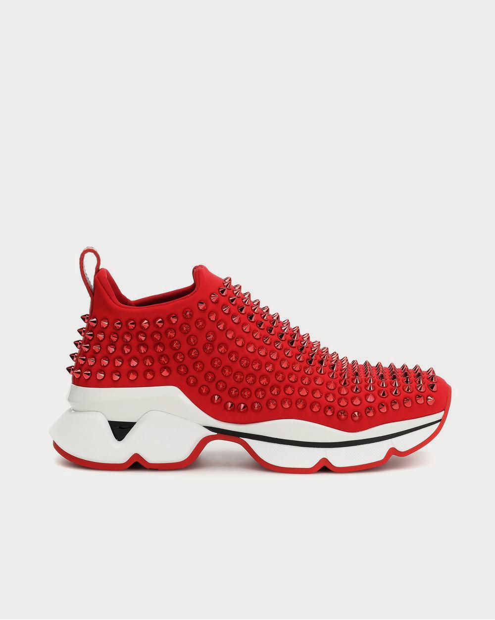 Loubi run spike sock sales