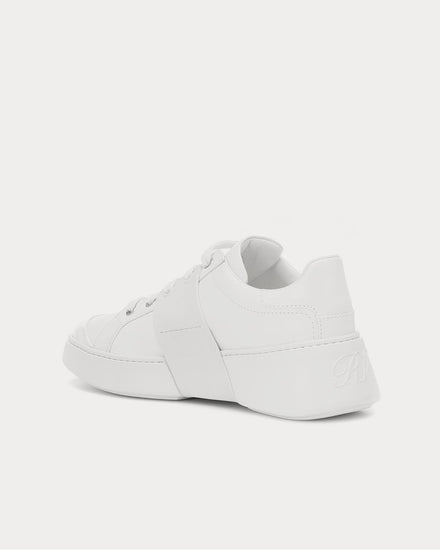 Roger Vivier Viv Skate White Low Top Sneakers - 3