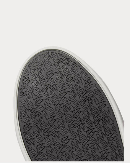 J.M. Weston Leather  Dark gray low top sneakers - 5