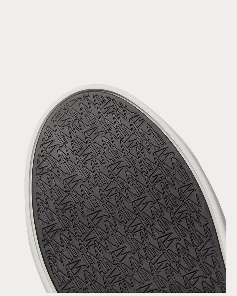 J.M. Weston Leather  Dark gray low top sneakers - 5