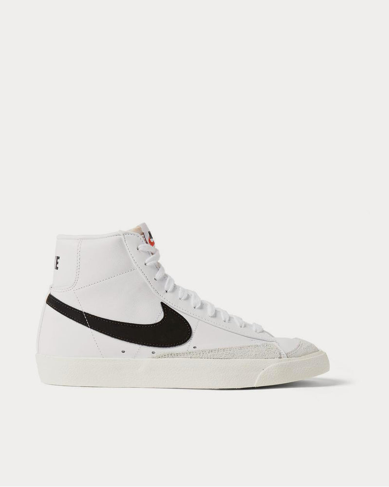 Nike Blazer Mid '77 Suede-Trimmed Leather  White high top sneakers - 1