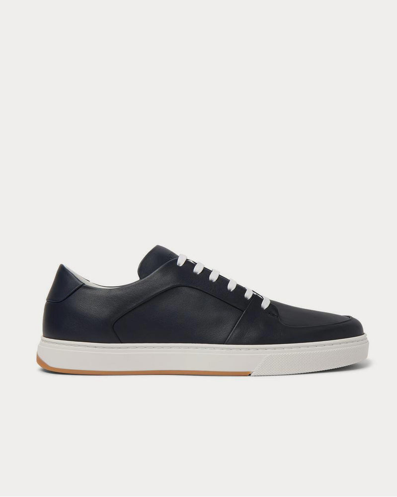 Bottega Veneta Leather  Navy low top sneakers - 1