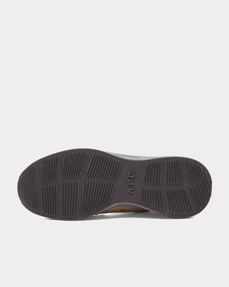 A.P.C. Run Around Beige Low Top Sneakers - 4