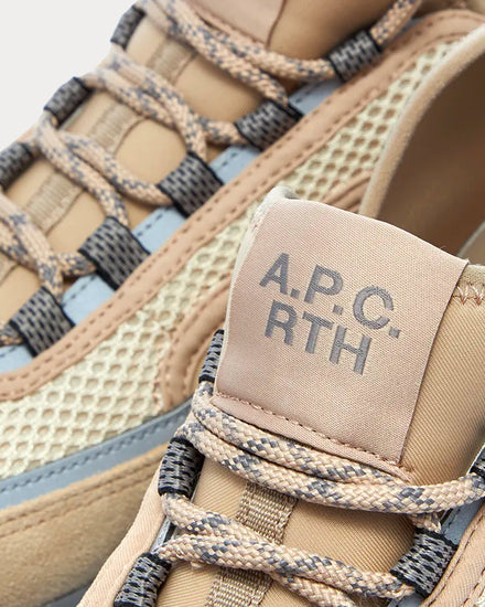 A.P.C. Run Around Beige Low Top Sneakers - 5