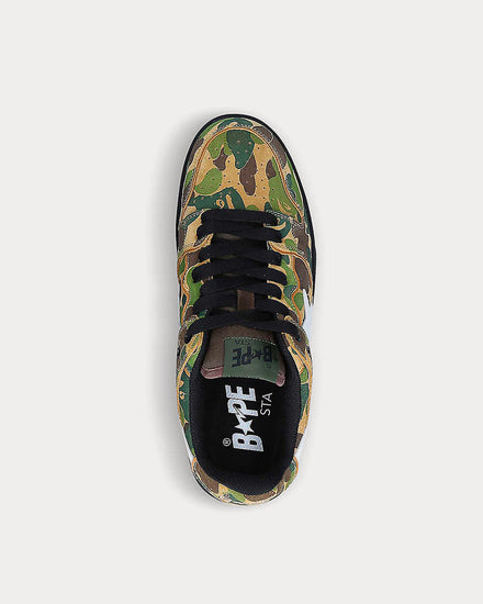 A Bathing APE BAPE SK8 STA Camo Low Top Sneakers - 2