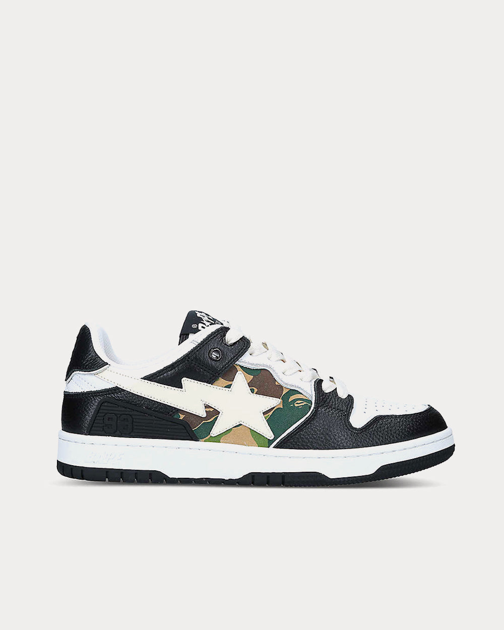 A Bathing APE Men's BAPE SK8 STA Black / Camo Low Top Sneakers