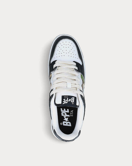 A Bathing APE BAPE SK8 STA Black / Camo Low Top Sneakers - 2