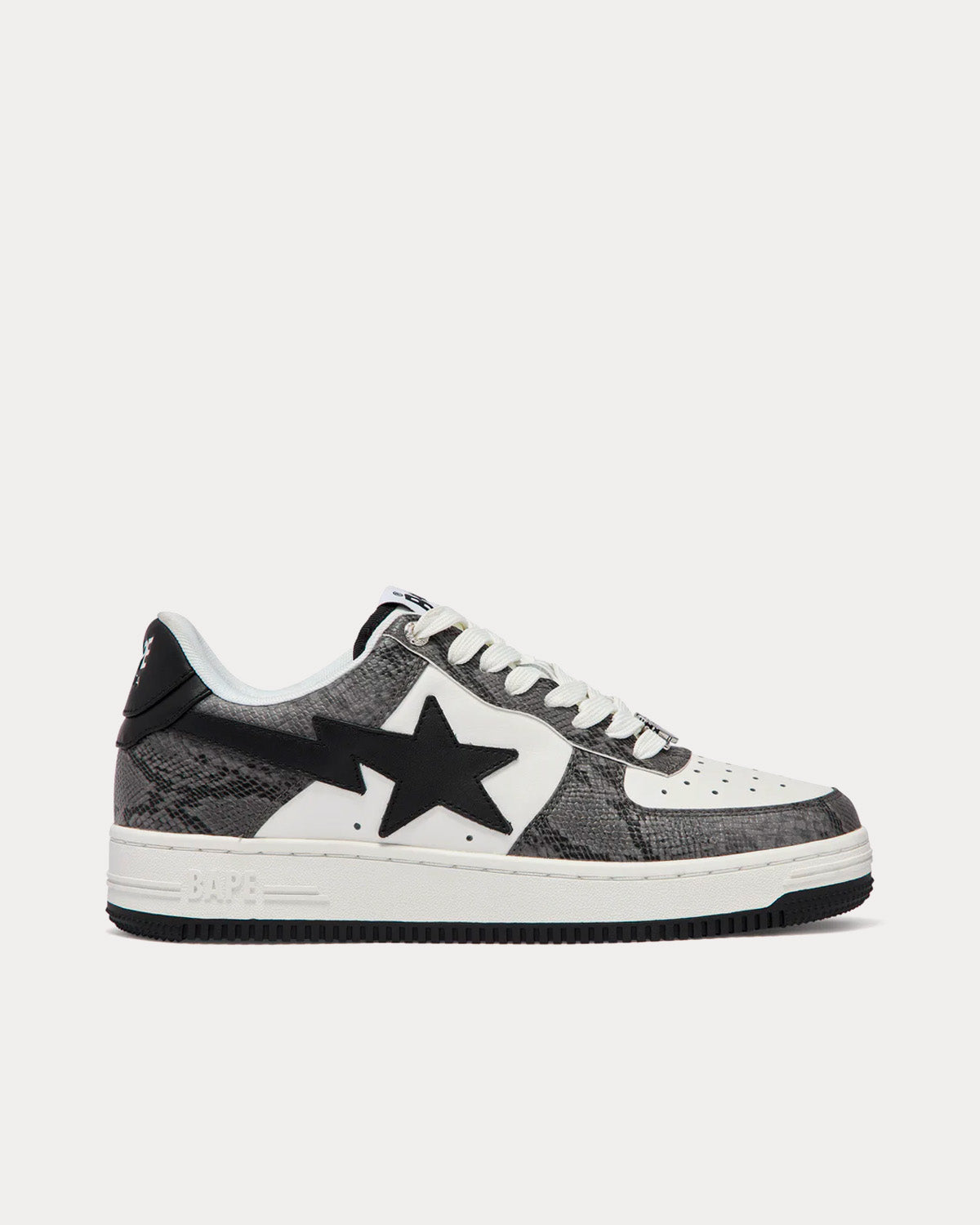 Bape Snaketop A Bathing APE Bape Sta Snake Black Low Top Sneakers - Sneak in Peace