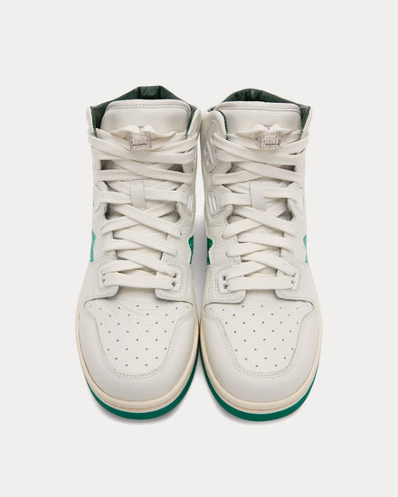 Acne Studios White / Green High Top Sneakers - 2