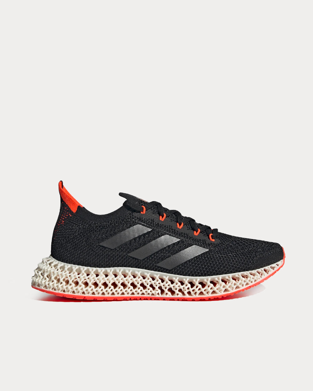 Men s 4DFWD Core Black Solar Red Running Shoes