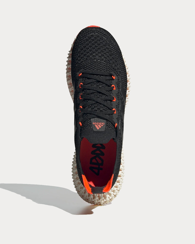 Adidas 4DFWD Core Black / Solar Red Running Shoes - 3