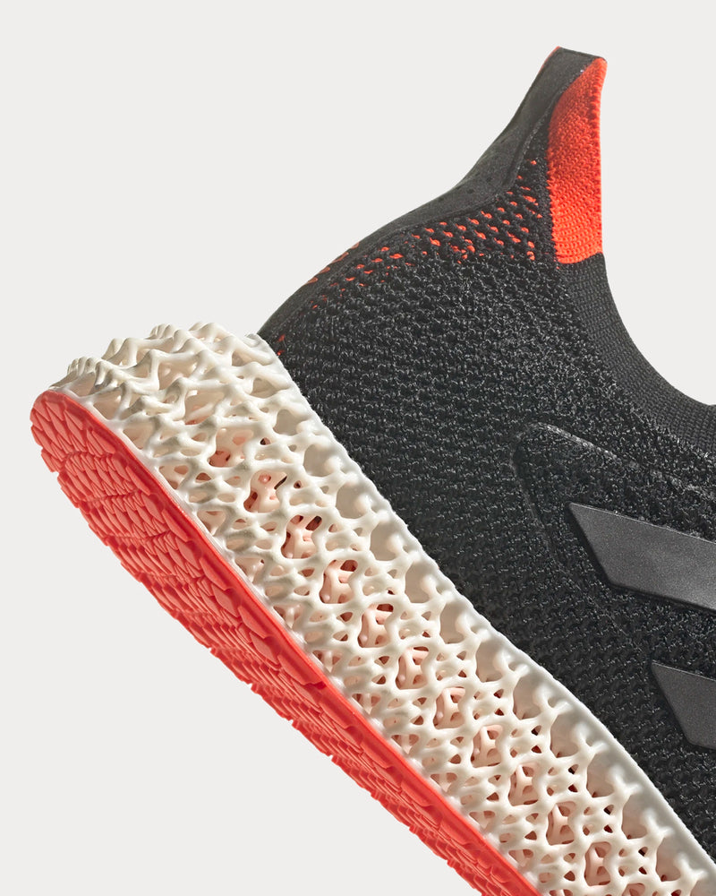 Adidas 4DFWD Core Black / Solar Red Running Shoes - 5