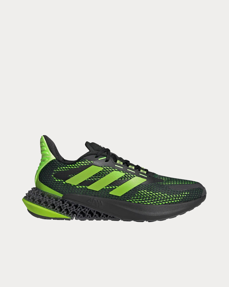 Adidas Men's 4DFWD Pulse Core Black / Signal Green / Carbon Running Shoes Adidas Men's 4DFWD Pulse Core Black / Signal Green / Carbon Running Shoes