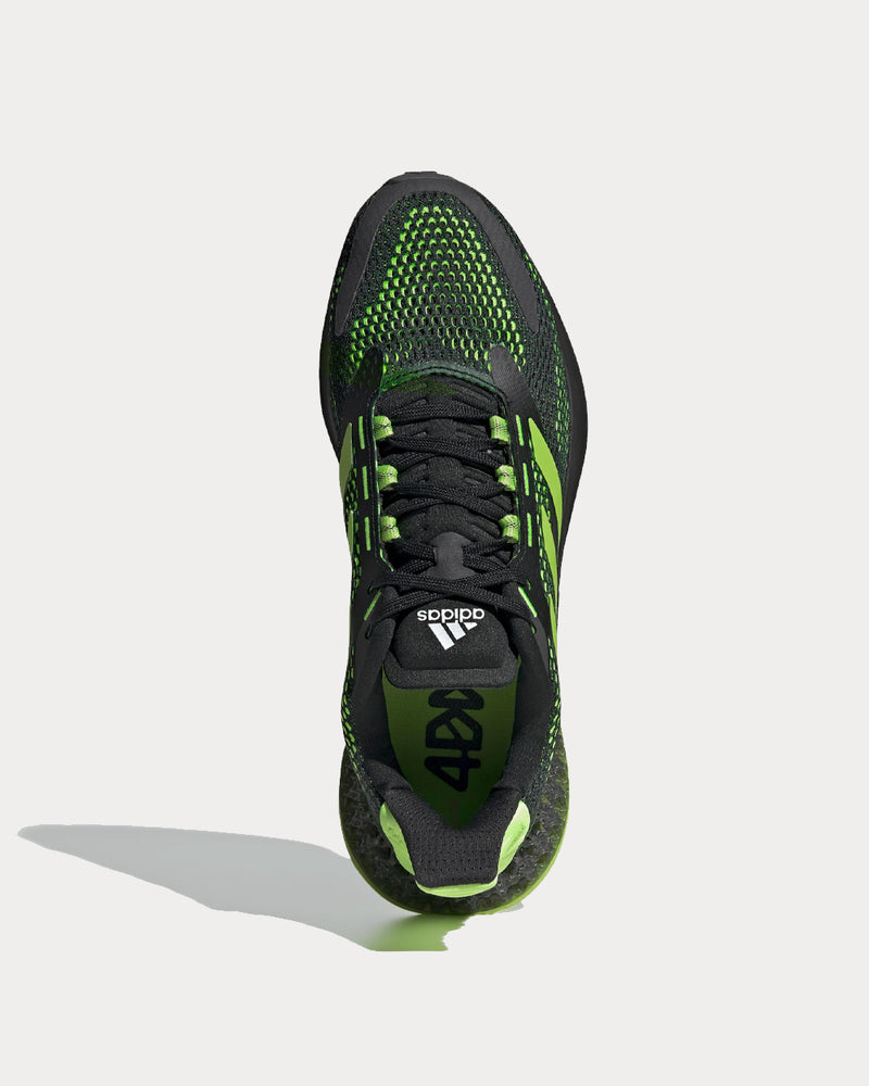 Adidas 4DFWD Pulse Core Black / Signal Green / Carbon Running Shoes - 2