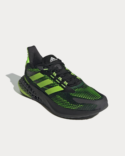 Adidas Men's 4DFWD Pulse Core Black / Signal Green / Carbon Running Shoes