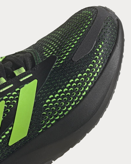 Adidas 4DFWD Pulse Core Black / Signal Green / Carbon Running Shoes - 5