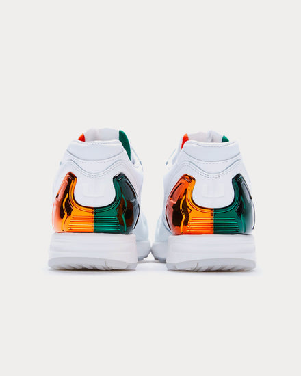 Adidas A-ZX ZX5000 THE U White, Orange, and Green Low Top Sneakers - 3