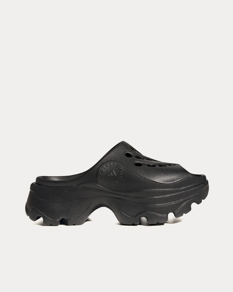 Adidas X Stella McCartney Clogs Core Black Slip Ons - 1