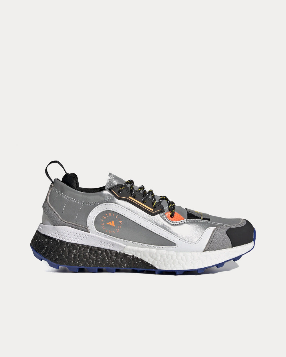 Adidas X Stella McCartney - Outdoor Boost 2.0 COLD.RDY Reflective Silver / Cloud White / Collegiate Royal Running Shoes