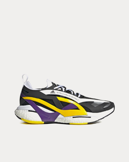Adidas X Stella McCartney Solarglide Core Black / Active Purple / Shock Yellow Running Shoes - 1
