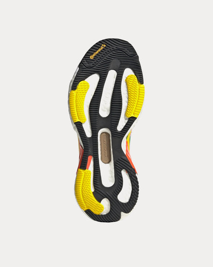 Adidas X Stella McCartney Solarglide Green / Cloud White / Semi Impact Orange Running Shoes - 4
