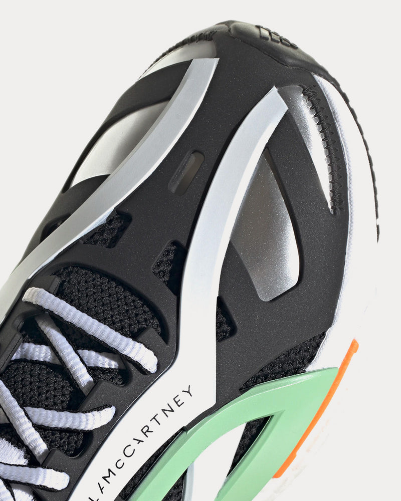 Adidas X Stella McCartney Solarglide Core Black / Cloud White / Bliss Green Running Shoes - 6