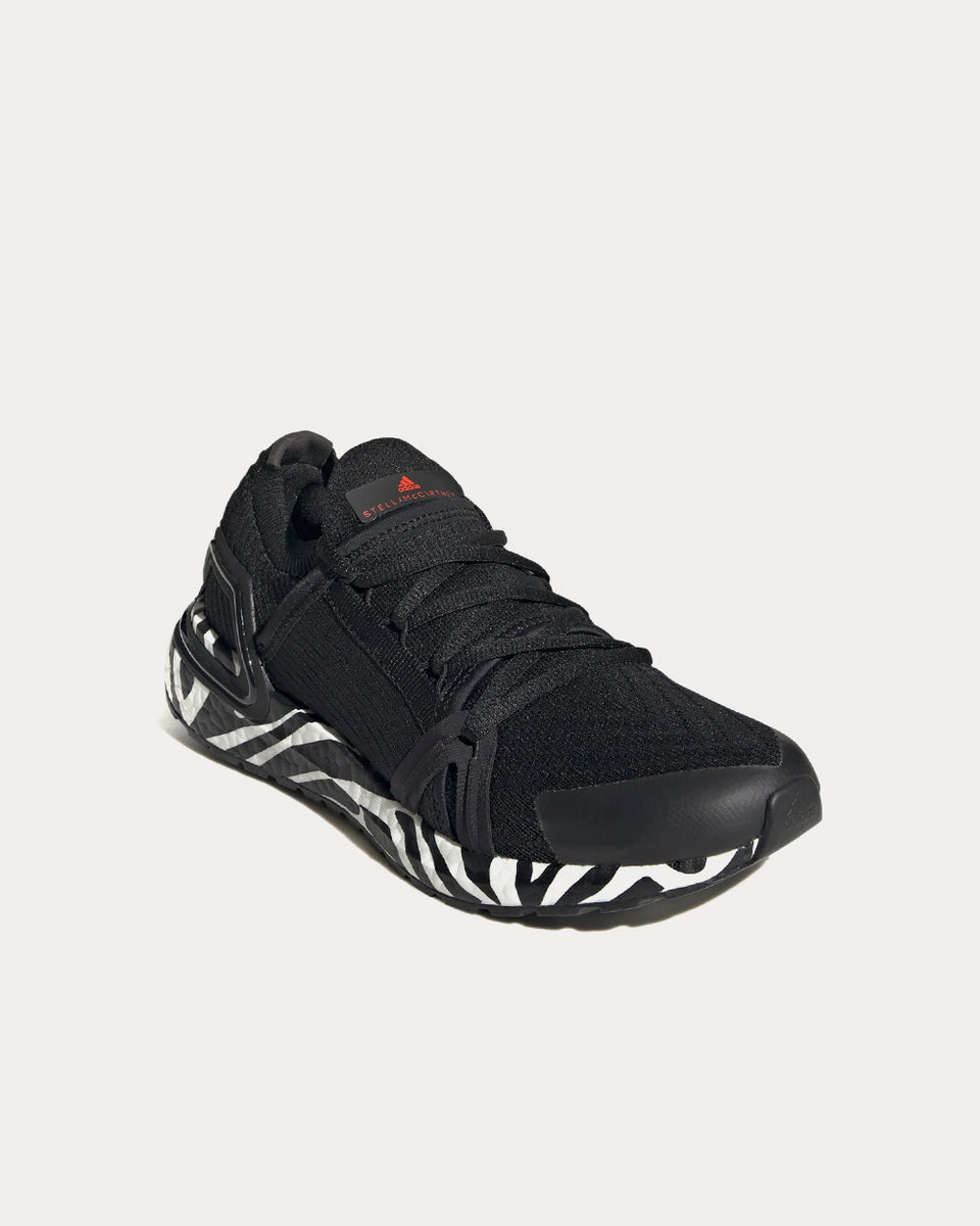Adidas X Stella McCartney Ultraboost 20 Core Black Active Orange Cloud White Running Shoes Sneak in Peace