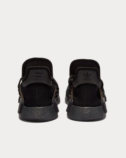 Adidas x Pharrell Williams Men's HU NMD Triple Black Low Top Sneakers Adidas x Pharrell Williams Men's HU NMD Triple Black Low Top Sneakers