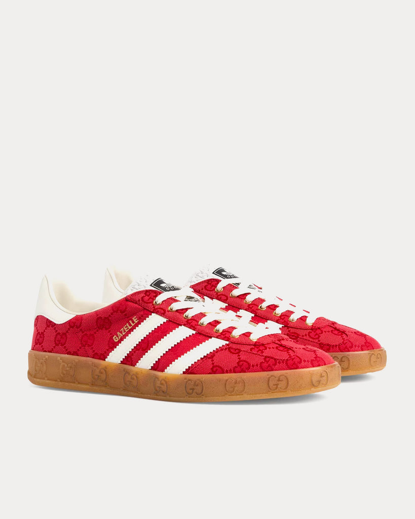 Adidas x Gucci Gazelle Original GG Canvas red Low Top Sneakers