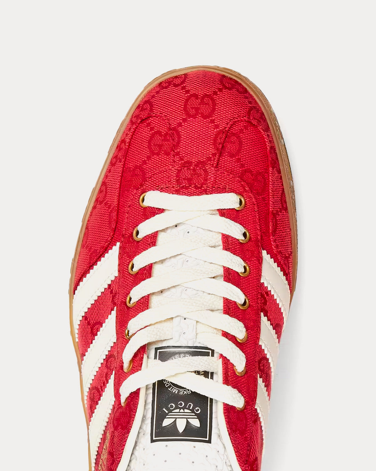 Adidas x Gucci - Gazelle Original GG Canvas red Low Top Sneakers