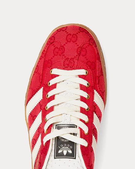 Adidas x Gucci Gazelle Original GG Canvas red Low Top Sneakers - 5