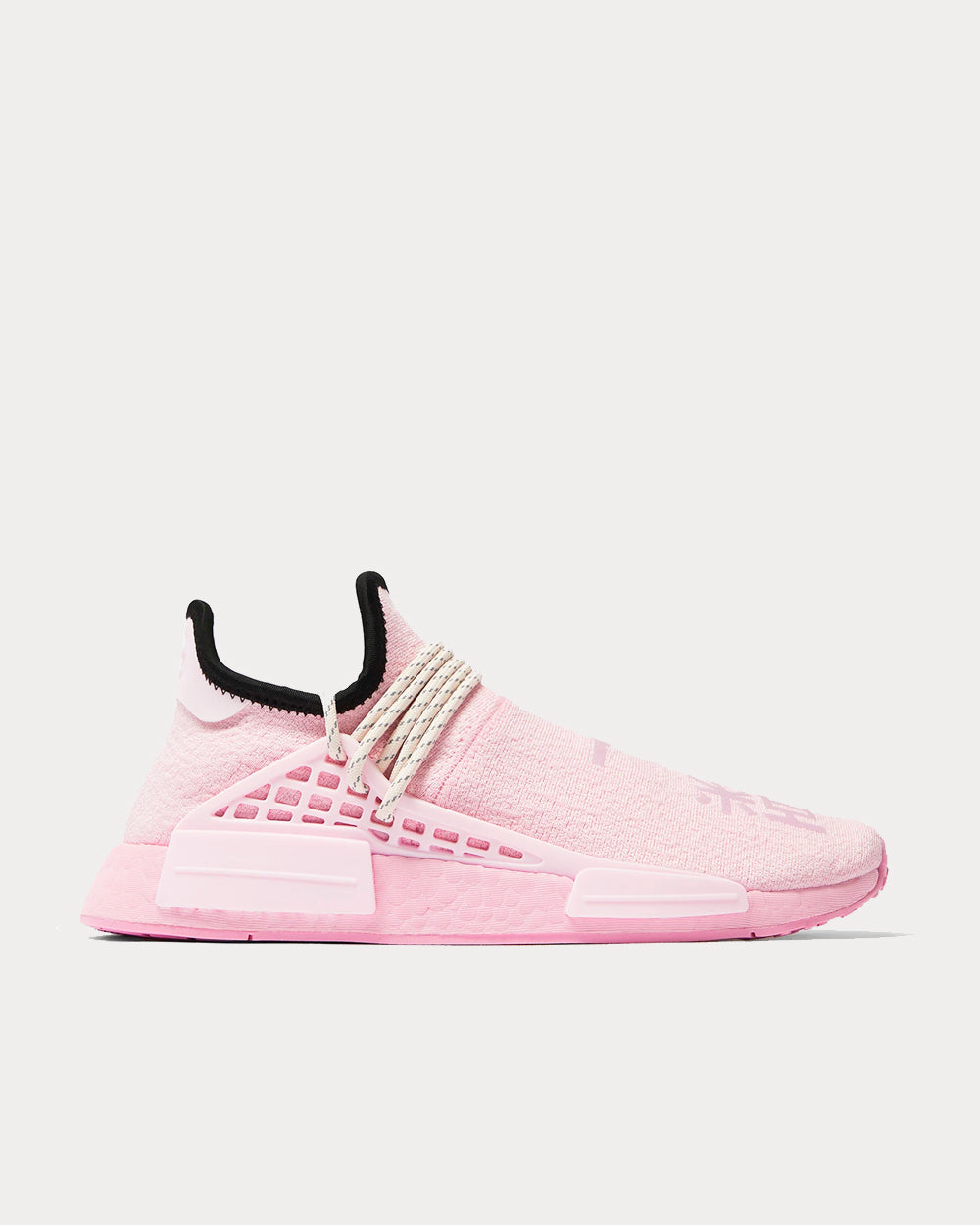 Adidas x Pharrell Williams - HU NMD True Pink, Clear Pink & Black Low Top Sneakers
