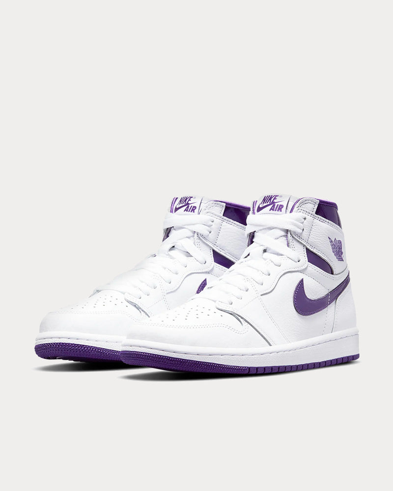 Jordan Air Jordan 1 OG Court Purple High Top Sneakers - 2