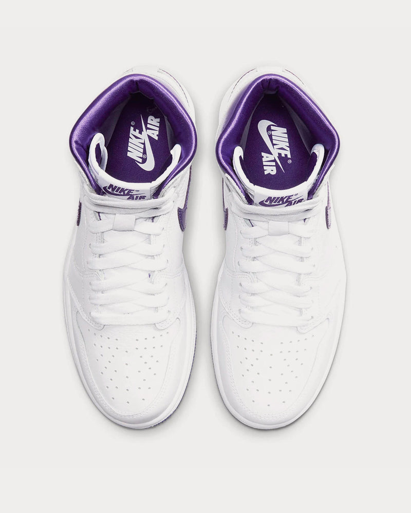 Jordan Air Jordan 1 OG Court Purple High Top Sneakers - 3