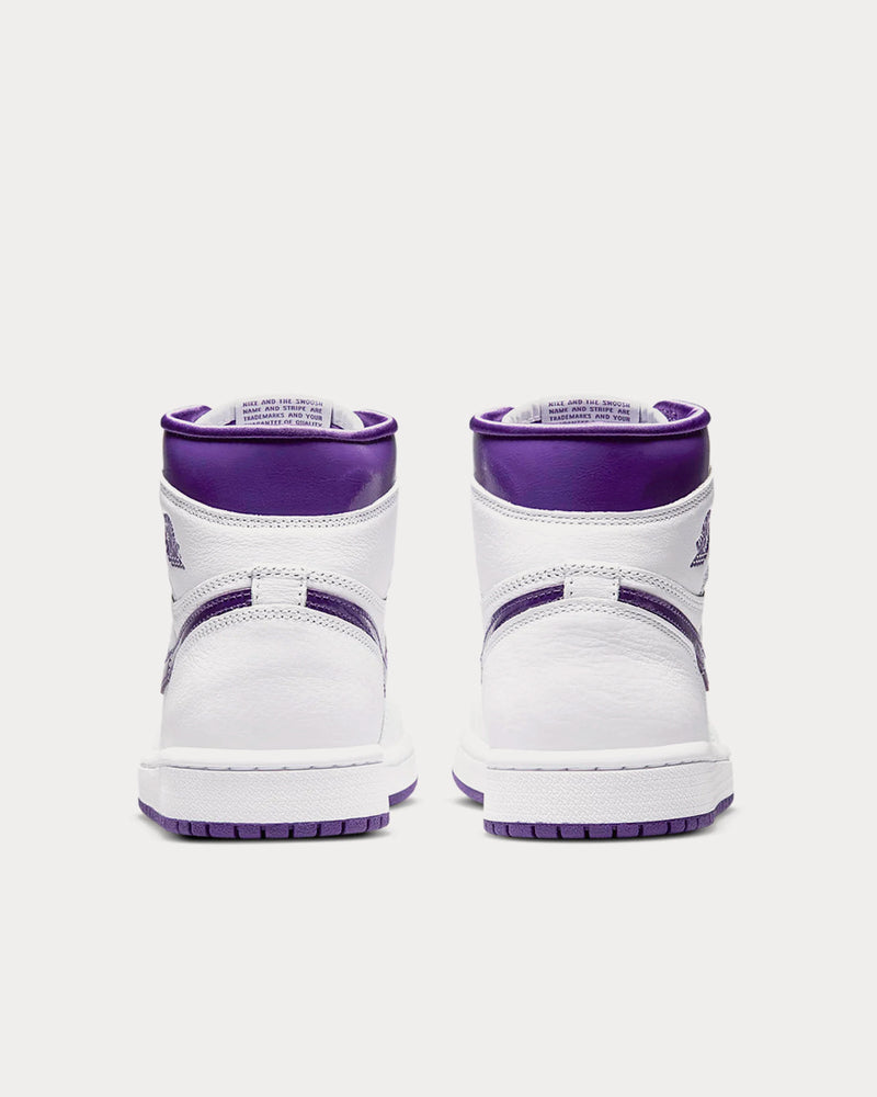 Jordan Air Jordan 1 OG Court Purple High Top Sneakers - 4