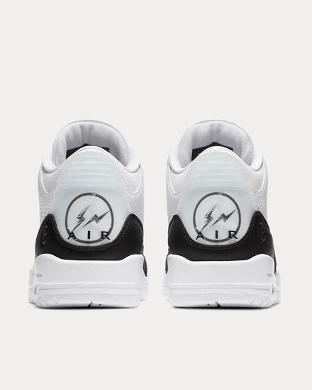 Jordan x Fragment Design Air Retro SP White High Top Sneakers - 3