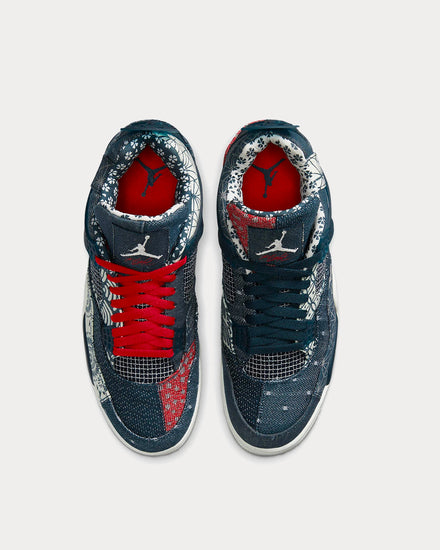 Jordan Air Jordan 4 Retro Deep Ocean Mid Top Sneakers - 2