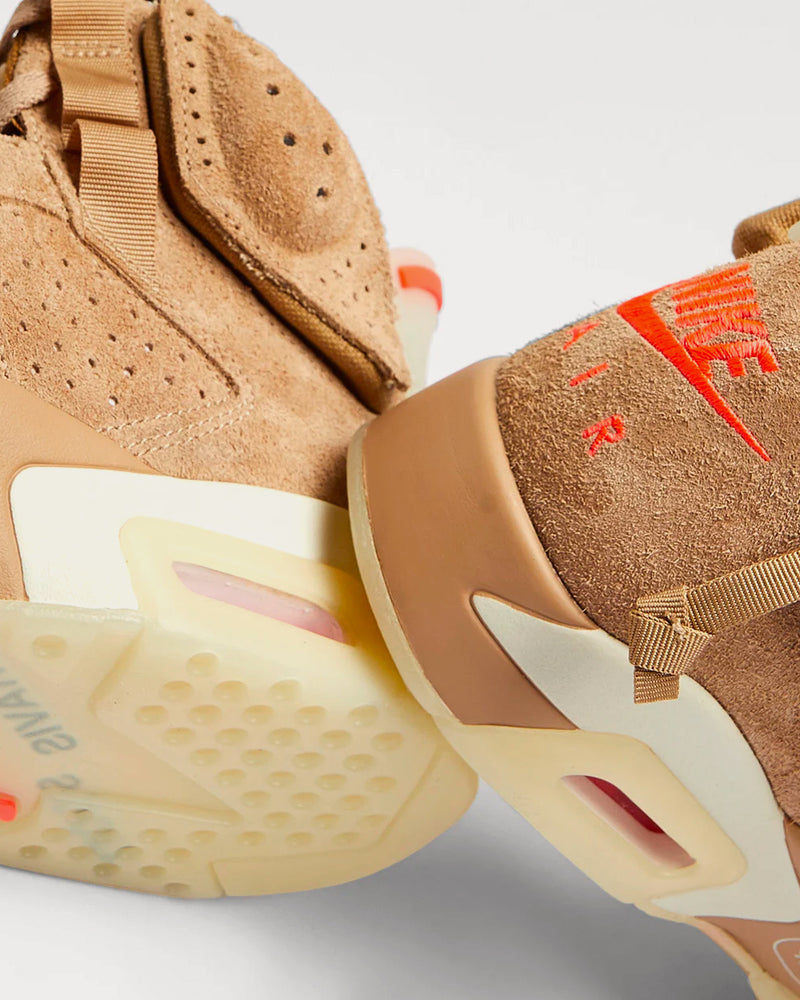 Nike x Travis Scott Air Jordan 6 Retro British Khaki High Top Sneakers - 3