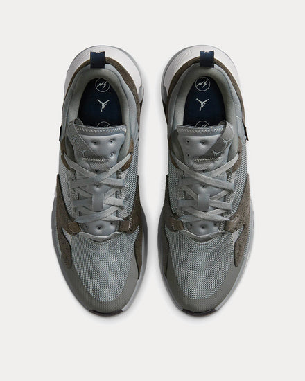 Jordan x Fragment Design Cadence SP Grey & White Low Top Sneakers - 3