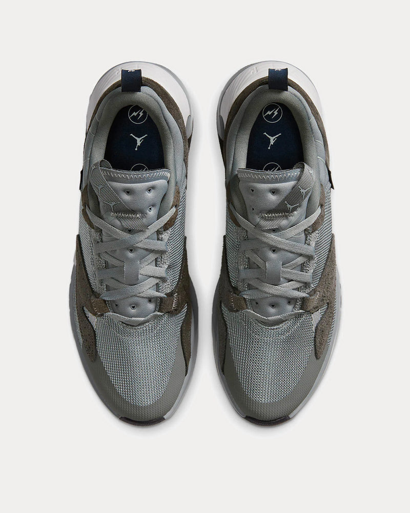 Jordan x Fragment Design Cadence SP Grey & White Low Top Sneakers - 3