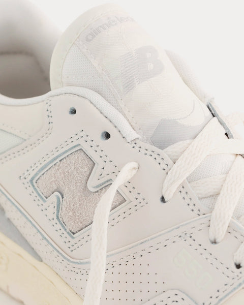 P550 Basketball Oxfords White Low Top Sneakers