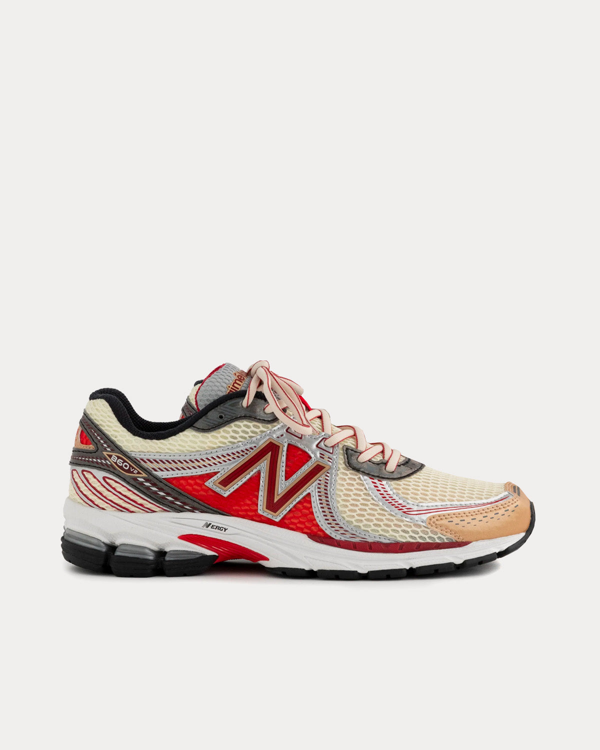 New Balance x Aime Leon Dore Unisex 860v2 Red Low Top Sneakers
