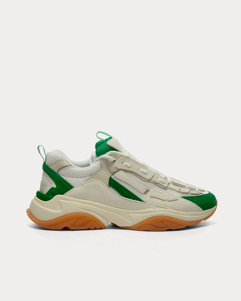 AMIRI Bone Runner Tennis Green Low Top Sneakers - 1