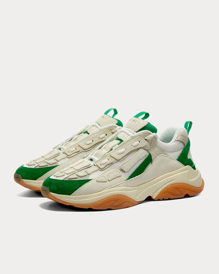 AMIRI Bone Runner Tennis Green Low Top Sneakers - 2